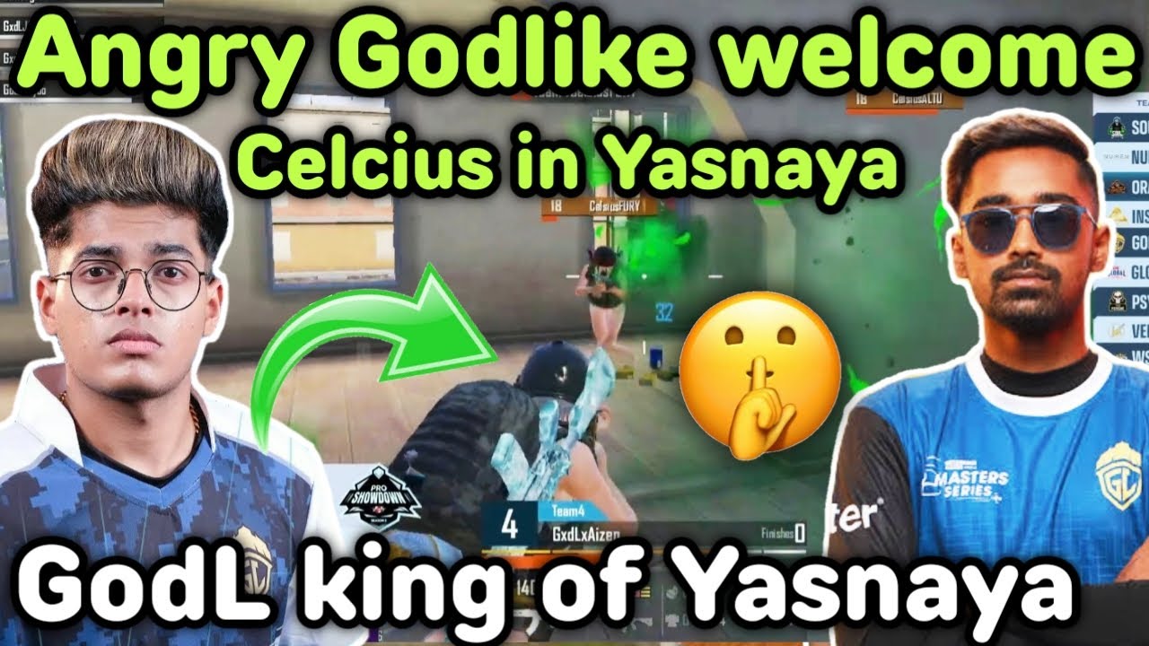 Angry Godlike welcome Celcius in Yasnaya 🥵 Neyoo pure 1v2 🔥 - YouTube