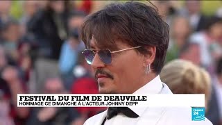 Johnny Depp honoré au Festival du film de Deauville