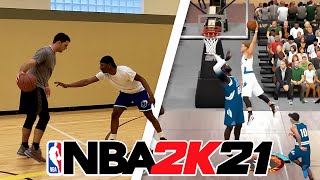 CREATING my IRL BUILD in NBA 2K21 - DEMIGOD POINT GUARD BUILD 2K21