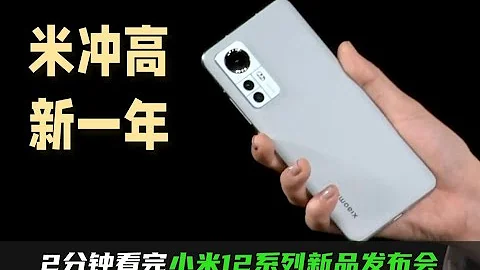 两分钟发布会 ｜ 米冲高 又一年；小米12 Pro、MIUI 13发布，小米12 3699元起 - 天天要闻