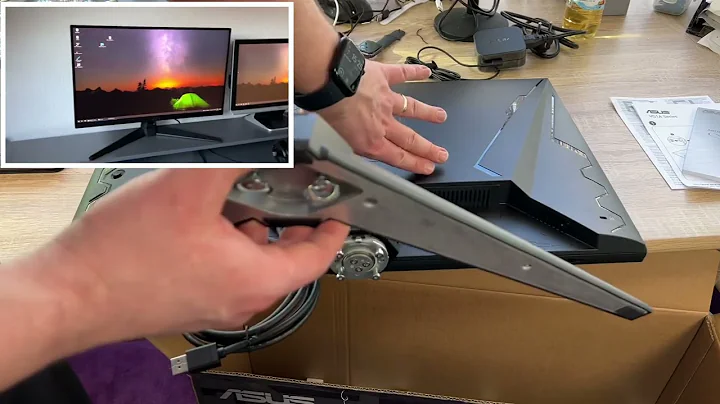 ASUS TUF Gaming 27" 2K HDR Monitor (VG27AQ1A) - QHD (2560 x 1440) IPS 170Hz Unboxing & instructions