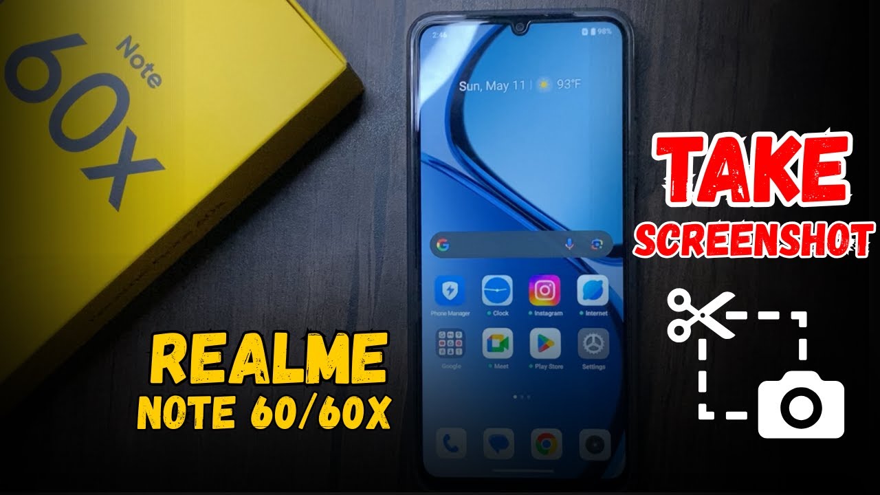 How to Take Screenshot in Realme Note 60/60x
