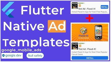 Flutter Native Ad templates