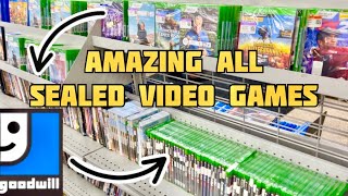 Insane amount of sealed games and consoles at Goodwill Computer Works