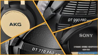 DT 770 Pro, Sony MDR 7506, DT 990 Pro & AKG K92 Studio Use