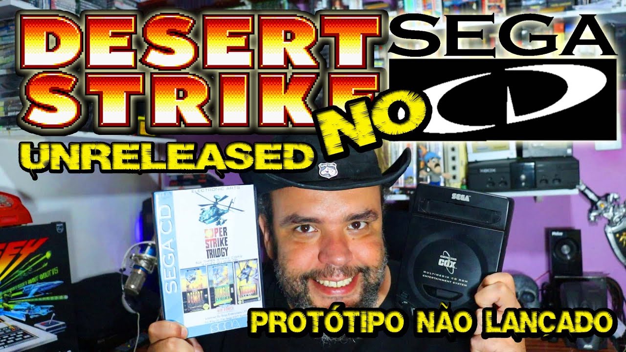 SUPER STRIKE TRILOGY SEGA CD - Protótipo da série de helicóptero mais querida dos games IMPERDÍVEL