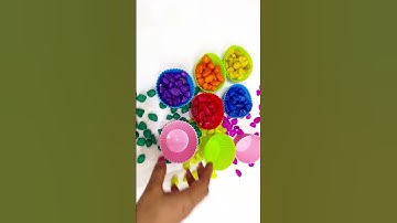 ASMR satisfying reverse video 🧲 colour beads #shorts #satisfying #asmr #oddlysatisfying