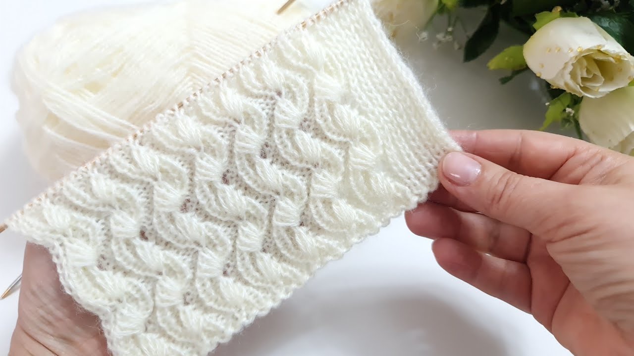 YENİ🎉 İki şiş güzel örgü modeli / yelek hırka şal örgü modelleri / knitting crochet