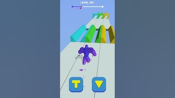 Blob shifter 3d fun race gameplay level 297