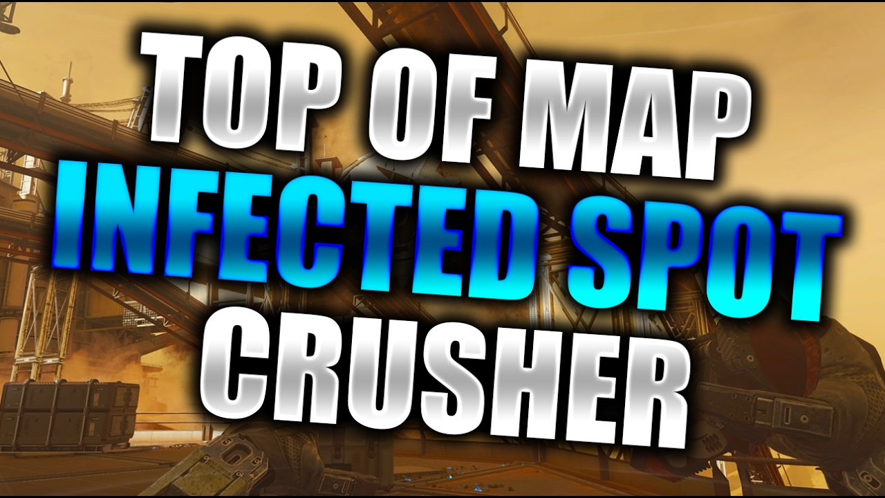 IW Multiplayer Glitches: NEW Top & Out Of Map Infected Spot On Crusher