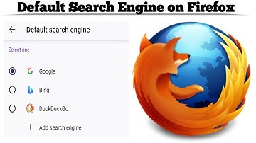 How to change Default Search engine on the Firefox Browser | Techno Logic | 2024