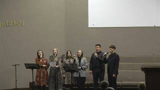 Video thumbnail of "Лину серцем я до краю,що в небесній вишині @ark_school"