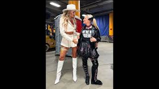 Alexa Bliss And Charlotte Flair Kiss