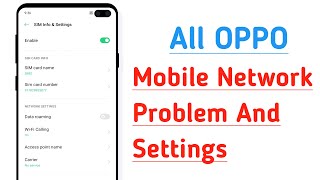 All OPPO Mobile Network Problem Solve And Network Setting screenshot 5