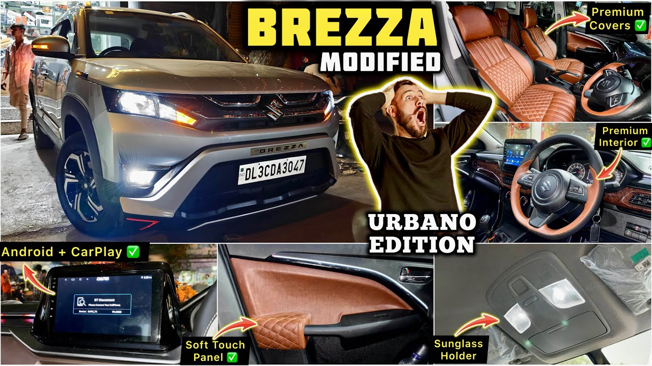 2024 Brezza LXI Base to Top Modification With Price Brezza Base Model ...