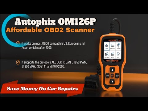 Autophix Obd2 Scanner Enhanced Om126p Reviews
