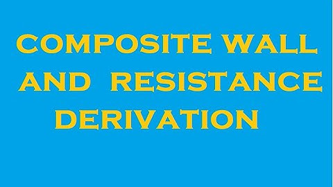 Heat transfer-composite wall  and resistance derivation in tamil