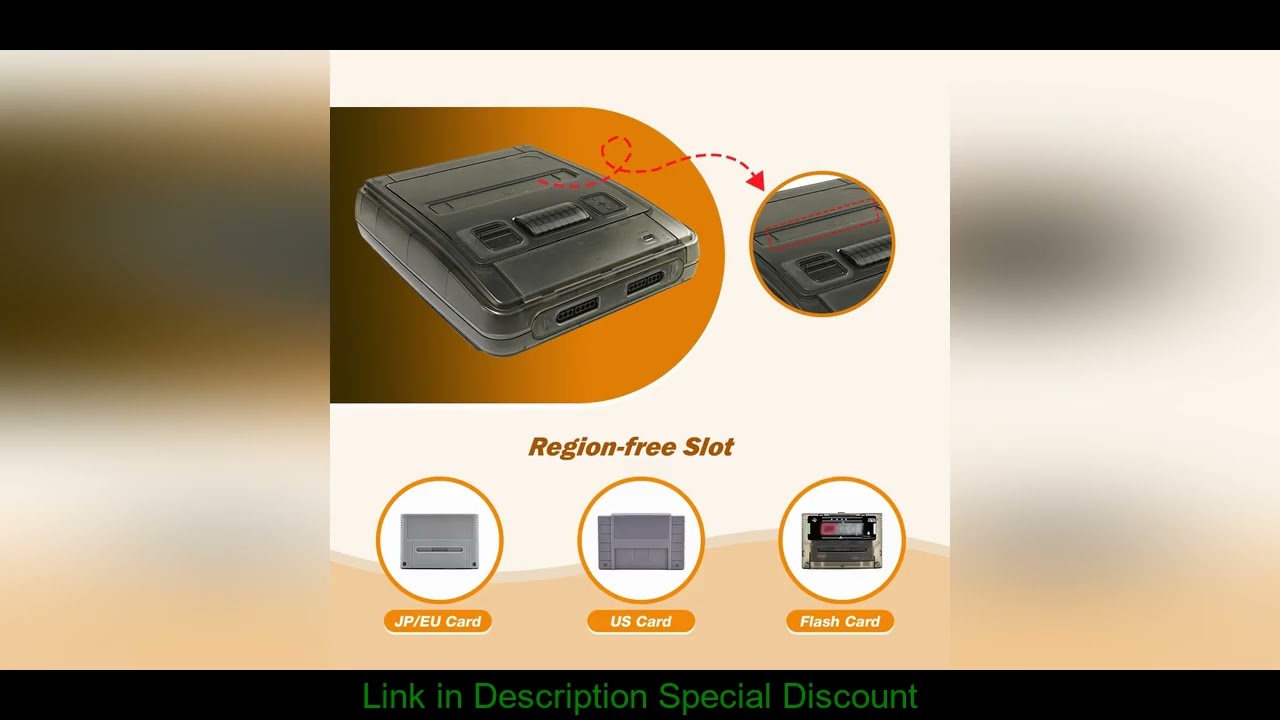 Bitfunx SFC Replacement Case Transparent Box For Super Famicom Console Super NES Game Console