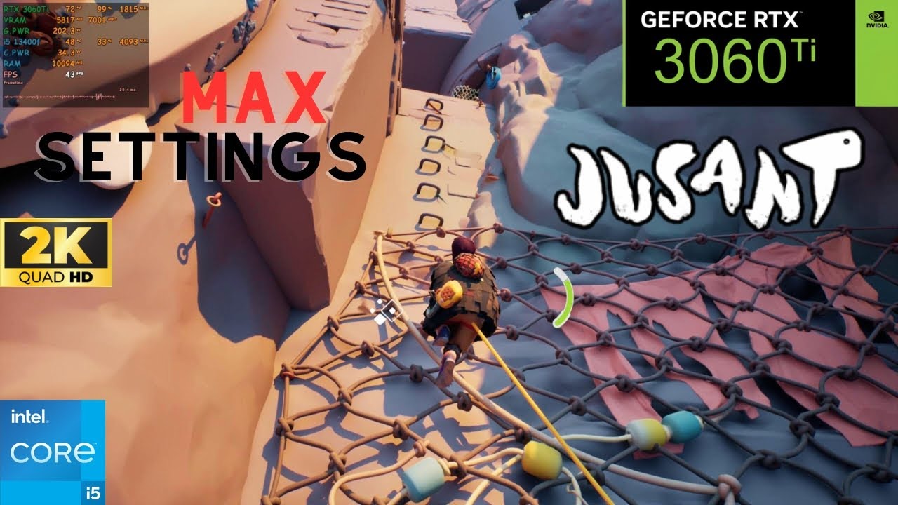Jusant - 10 minutes of Gameplay | RTX 3060 Ti + i5 13400F (1440p Max Settings)