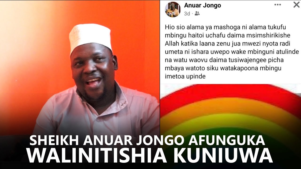 WALINITISHIA KUNIUWA | MASHOGA NA MABAASHA | UPINDE SIO ALAMA YA MASHOGA - SHEIKH ANUAR JONGO