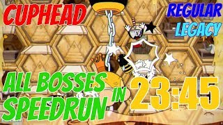 [Former World Record] All Bosses Speedrun - 23:45 - Legacy, Regular, Solo - Cuphead
