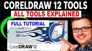 CorelDRAW 12 All Tools Explained | Complete Step-by-Step Tutorial screenshot 3