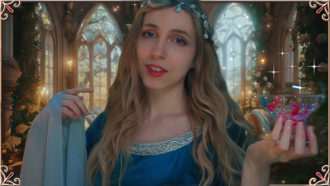ASMR СВЕТЛЫЙ ЭЛЬФ ЛЕЧИТ ТЕБЯ✨ Заклинания, песни и расслабляющие звуки 🌿
