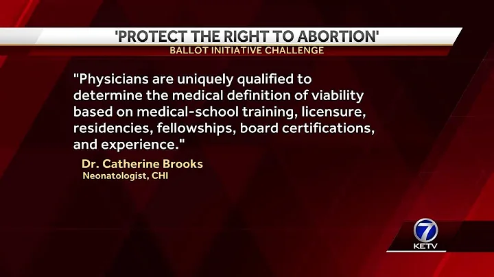 Nebraska physicians, medical professionals challenging abortion ballot initiative constitutionality