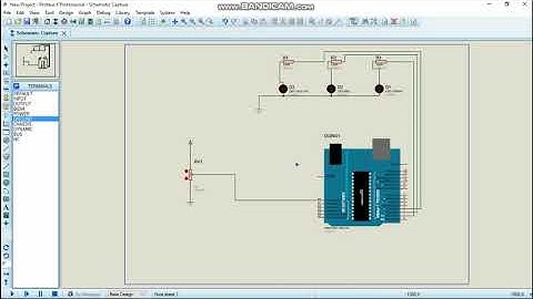 Pemrograman Input Led dengan Potensiometer Proteus dan Arduino