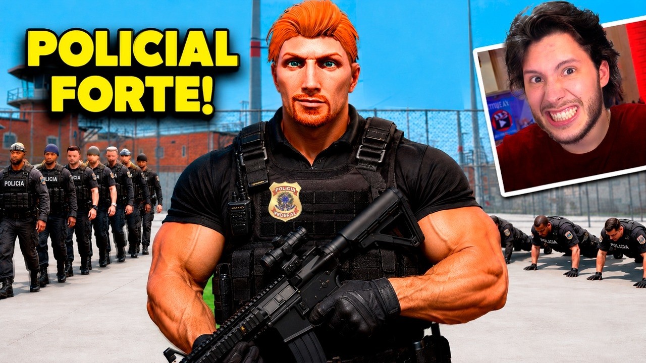 Me TRANSFORMEI no SOLDADO MAIS FORTE do GTA 5 RP!!