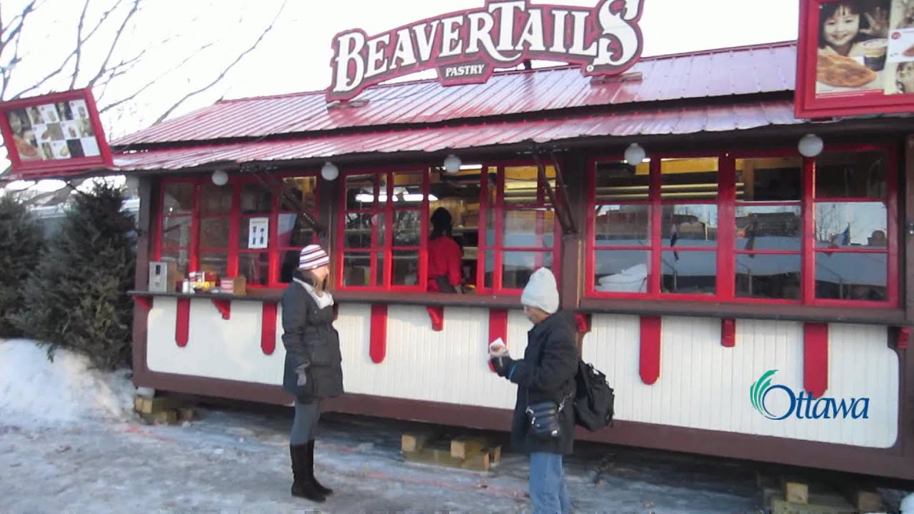 Beaver Tails Pastry At Winterlude 2012 Rogers Crystal Garden Youtube