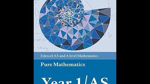 Edexcel Pure Mathematics Y1 - AS Chapter 1 Mixed exercise Q21 - Q24