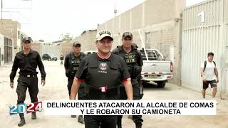 Alcalde de Comas tras violento ataque: "Estar vivo es una bendición de Dios"