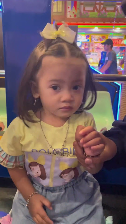 Naik kereta api di Duta Mall Banjarmasin #naikkeretaapi #kidszone #kids