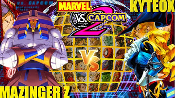 MvC2 Mvci Umvc3 MAZINGER Z vs KYTEOX pt 2