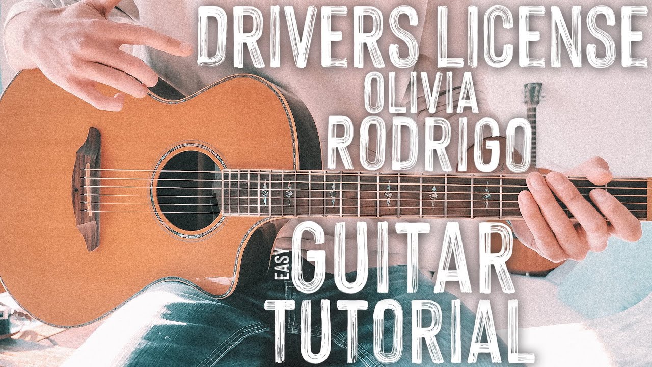 Drivers License Olivia Rodrigo Guitar Tutorial // Drivers License Guitar // Guitar Lesson 