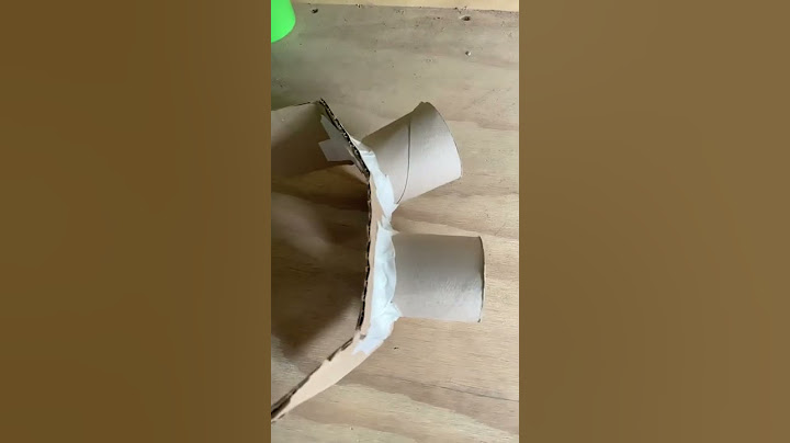 Making cardboard spy glasses