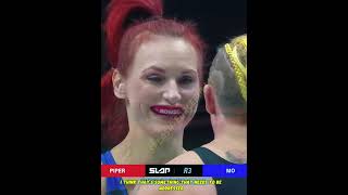 Daughter Of Wwe Hall Of Famer Takes The Stage  Power Slap Piper Vs Dani Mo  foryou splash mma