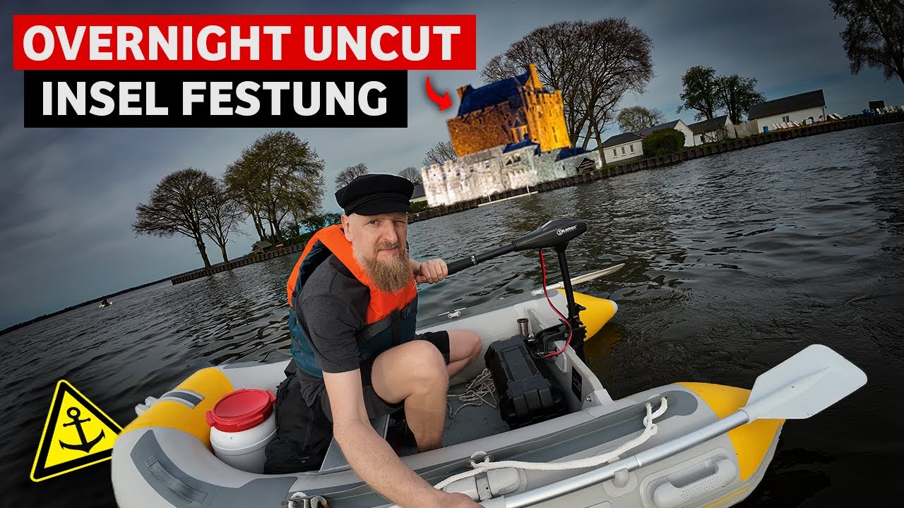 OVERNIGHT auf einer INSEL FESTUNG! 💀⚓️ UNCUT