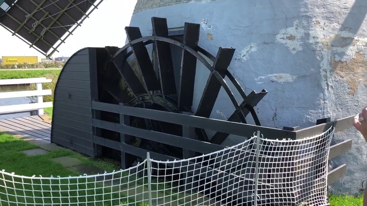 Dutch Windmill Moving Water YouTube