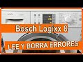 Lavadora Bosch Logixx 8 Borrado Errores. Bosch Logixx 8 Washing Machine Erasing Errors.