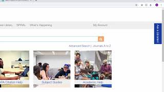 Navigate the lynn library website 2019