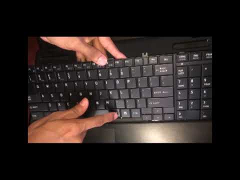 How to repair Toshiba satellite l50 laptop keyboard - Satellite Laptop (P305 A660 A665 C600 C640)