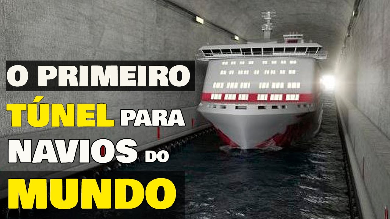 😱🇳🇴 O INCRÍVEL projeto de R$ 1,5 BILHÃO para construir o PRIMEIRO TÚNEL para NAVIOS do MUNDO❗