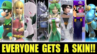 All 82 Characters With Custom Skins in Super Smash Bros. Ultimate (1 Minute Mods Compilation)