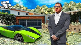 Franklin & Shinchan Won Biggest Jack pot Lottery in Gta 5 | Franklin House Became full of Cash screenshot 4