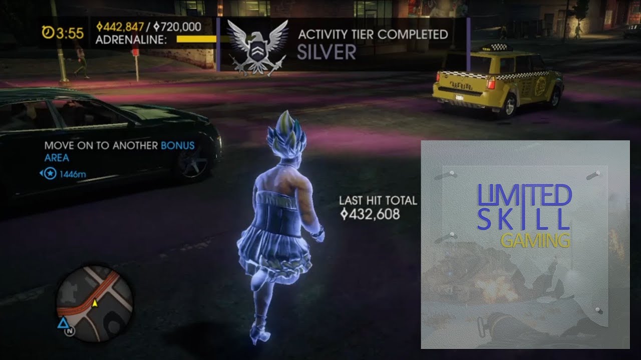 Saints Row IV fraud activity high score combo PS4 - YouTube