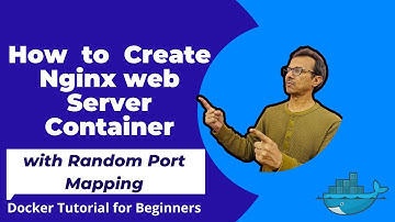 20-Create Nginx Web Server Container with Random Port Mapping |Docker Tutorial for Beginners (Hindi)