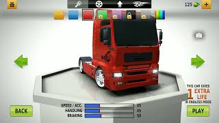 View My Dark Red Man TGA Truck 5,0L Twin Turbo V8 in Traffic Racer screenshot 2