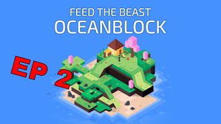 Lets Play Minecraft Bedrock OceanBlock By FTB  EP2  (restart)